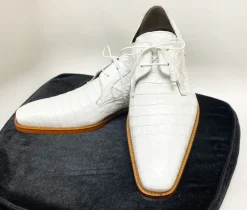 Anderson Crocodile Oxford White
