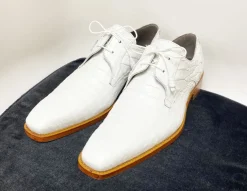 Anderson Crocodile Oxford White