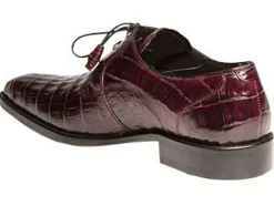 Anderson Crocodile Oxford Burgundy