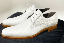 Anderson Crocodile Oxford White