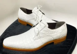 Anderson Crocodile Oxford White