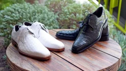 Anderson Crocodile Oxford White