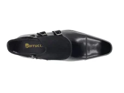 Burnished Calfskin & Suede Slip-On Chukka Boot Black
