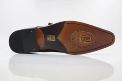 Burnished Calfskin Monkstrap Cognac