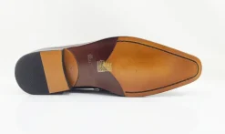 Burnished Calfskin Slip-On Loafer Whiskey
