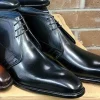 Calfskin Chukka Boot Black