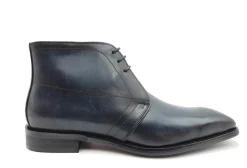 Calfskin Chukka Boot Navy