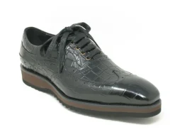 Calfskin Lace-Up Oxford Black