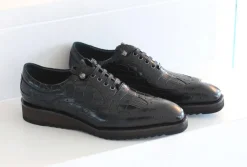 Calfskin Lace-Up Oxford Black