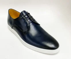 Calfskin Lace-Up Sneaker Black