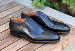 Calfskin "Luke" Wingtip Oxford Black