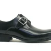 Calfskin Monkstrap Black
