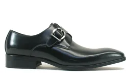 Calfskin Monkstrap Black
