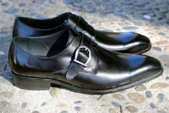 Calfskin Monkstrap Black