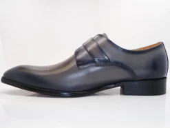 Calfskin Monkstrap Grey