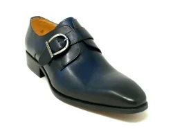 Calfskin Monkstrap Navy