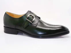Calfskin Monkstrap Olive