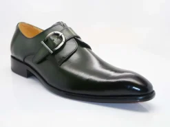 Calfskin Monkstrap Olive