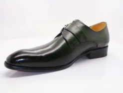 Calfskin Monkstrap Olive