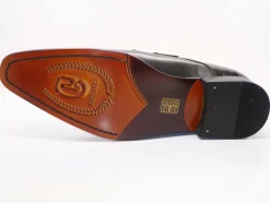 Calfskin Monkstrap Olive