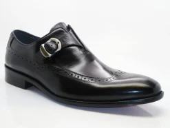 Calfskin Monkstrap Shoe Black