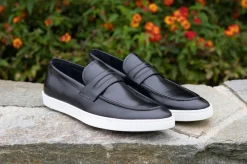 Calfskin Slip On Loafer Black
