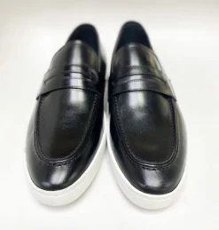 Calfskin Slip On Loafer Black