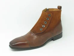 Calfskin Slip-On Boot Brown