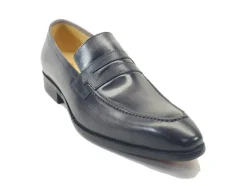 Calfskin Slip-On Penny Loafer Grey