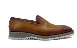 Calfskin Slip-On Venetian Loafer Cognac