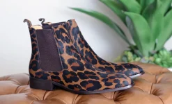 Carrucci by Maurice Pony Hair Slip-On Boot Leopard