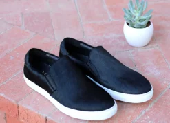 Carrucci by Maurice Pony Hair Slip-On Sneaker Black