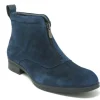 Carrucci Suede Slip-On Boot Navy