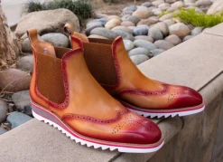 550-19-Cognac/Burgundy