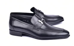 Corrente Burnished Calfskin Loafer Black