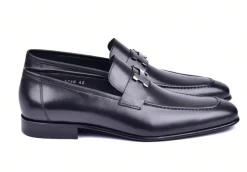 Corrente Burnished Calfskin Loafer Black