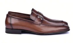 Corrente Burnished Calfskin Loafer Brown