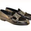 Corrente Calfskin & Suede Slip-On Loafer Black