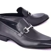 Corrente Calfskin Slip-On Loafer Black