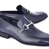 Corrente Calfskin Slip-On Loafer Navy