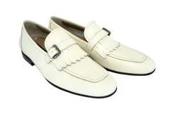 Corrente Deerskin Slip-On Loafer Beige