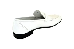 Corrente Deerskin Slip-On Loafer White