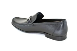 Corrente Deerskin Slip-On Loafer Black