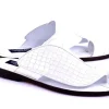 Corrente Exotic Printed Calfskin Sandal White