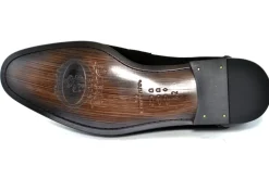 Corrente Perforated Suede Slip-On Loafer Black