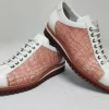 Corrente Printed Calfskin Lace-Up Oxford White