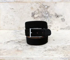 Corrente Suede Belt Black
