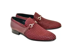 Corrente Suede Belt Burgundy