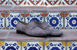 Corrente Suede Belt Grey