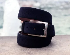 Corrente Suede Belt Navy